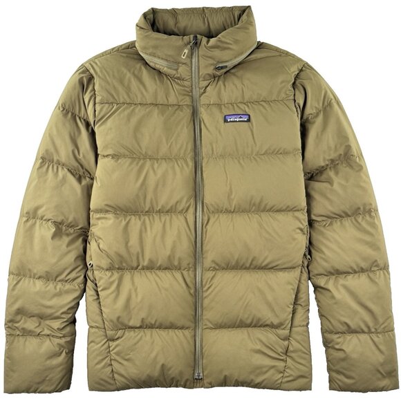 Patagonia Silent Down Jacket Mens M Cargo Green 27930 Goose Down Puffer 700 Fill - Picture 1 of 15